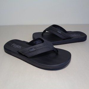 Flojos Size 9 M Black Flip Flop Sandals New Men's Shoes